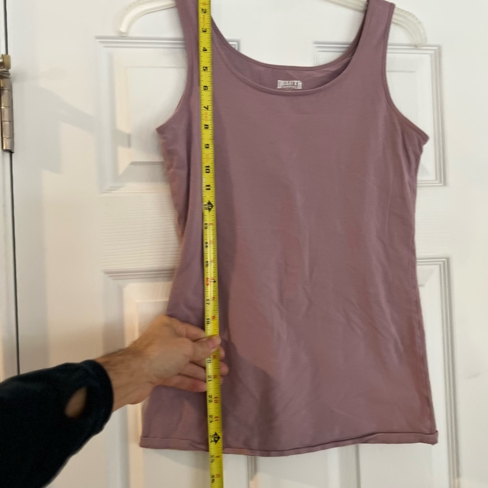Ladies Size Small "Duluth Trading Co." Mauve Tank Top GUC ❤️ - Picture 4 of 5